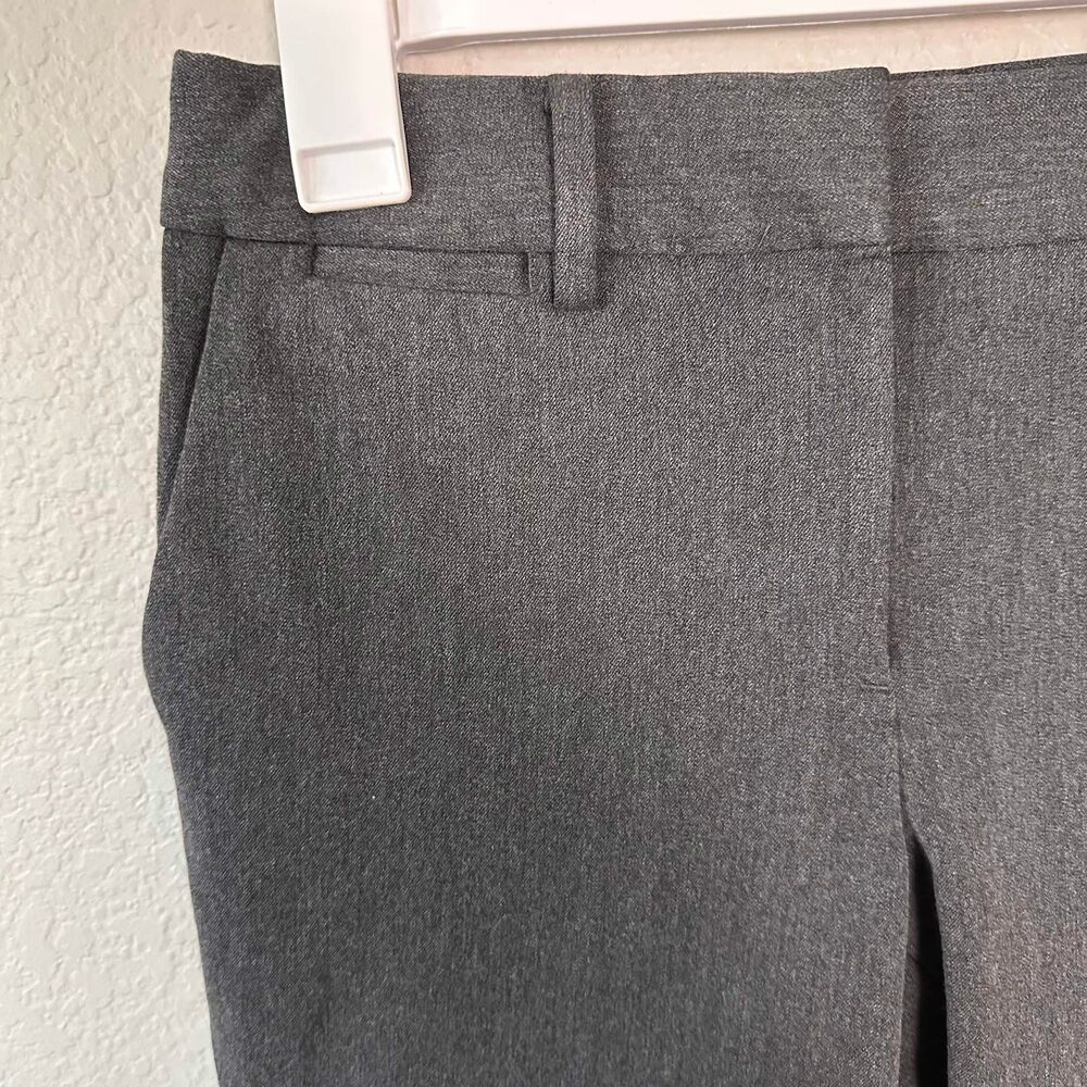Talbots Barely Boot Dress Pants Size 2 Charcoal Gray Trousers Stretch Workwear - Picture 3 of 5